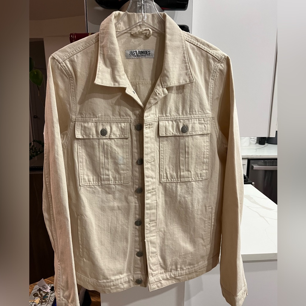 Tan Men’s Denim Jacket